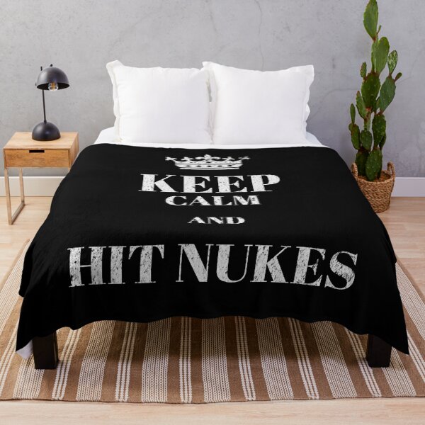 Item preview, Keep calm and hit nukes designed and sold by JoRealm.