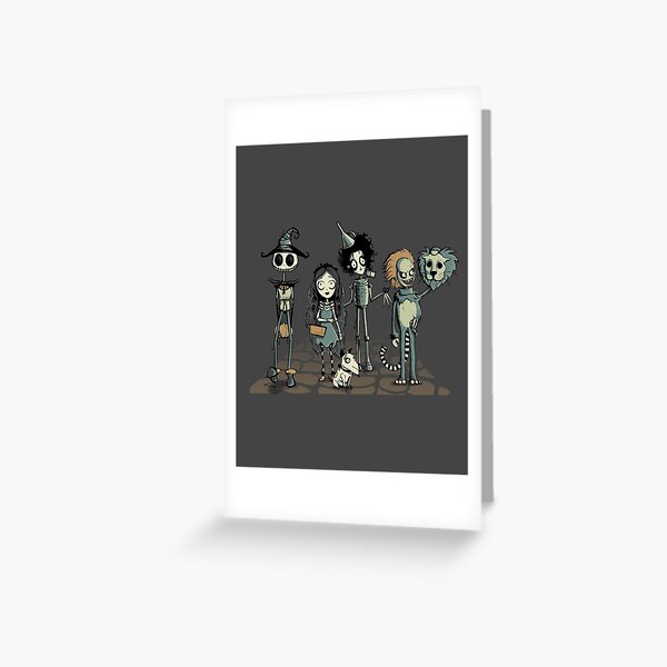 Burtons of oz Greeting Card