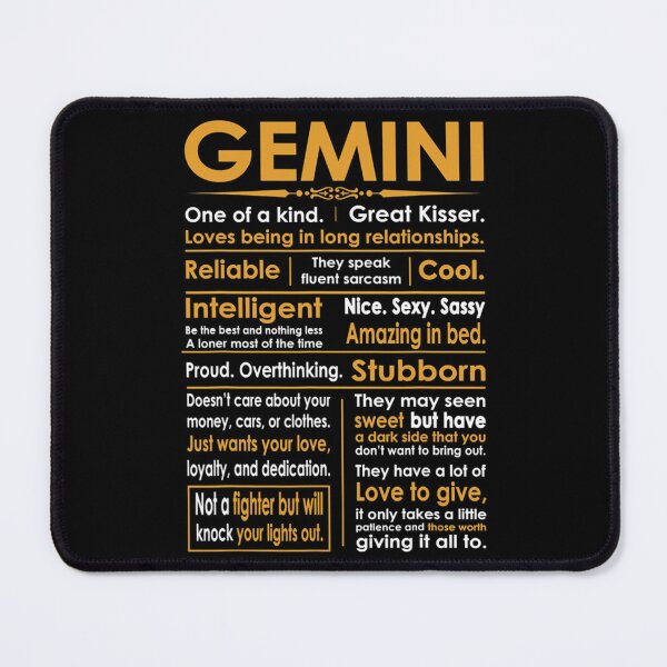 Item preview, Funny Gemini Zodiac Sign Horoscope Birthday designed and sold by BobbyMartiArt.
