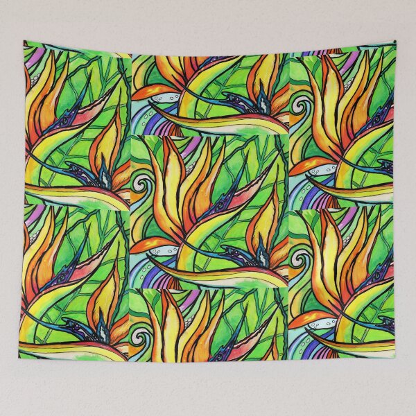 Item preview, Bird of Paradise Flower, Tropical Strelitzia  designed and sold by Sheridon Rayment.