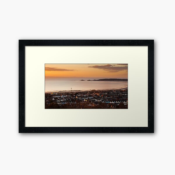 Swansea bay south Wales Framed Art Print