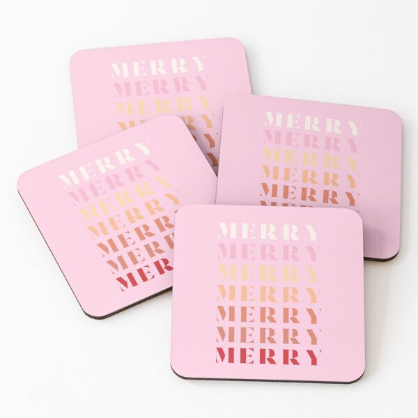 Item preview, Merry Christmas, Pink Christmas Art, Holiday Season Decor, Modern Art, Colorful designed and sold by Magic Love Art Print.