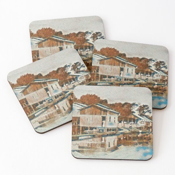 Item preview, 1920s Amazon River Scene Digitized Art designed and sold by DelynCreates.