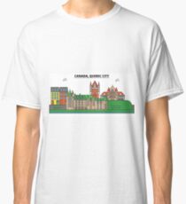 Canada, Quebec City City Skyline Design Classic T-Shirt