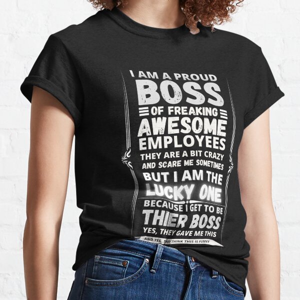 Boss Day Employee Appreciation Office Gifts Men Women T Shirt - Limotees