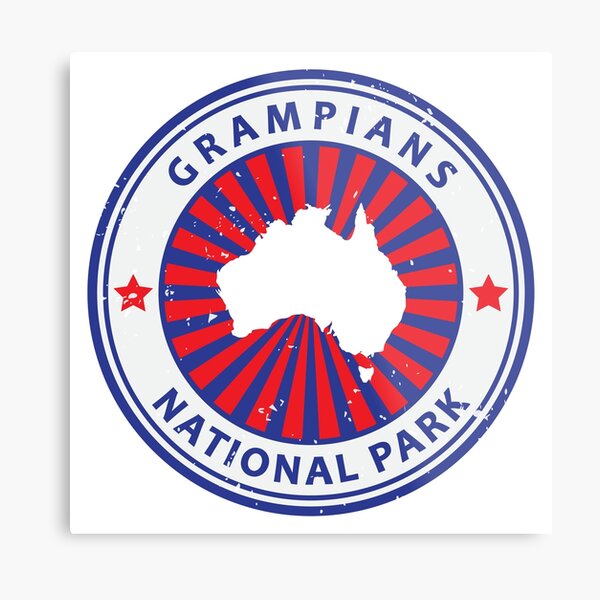 Grampians National Park Australia Country Symbol Metal Print
