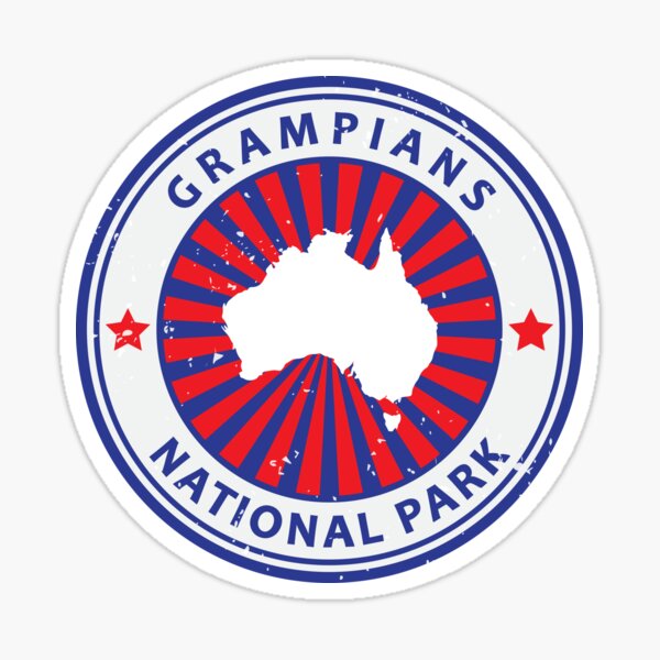 Grampians National Park Australia Country Symbol Sticker