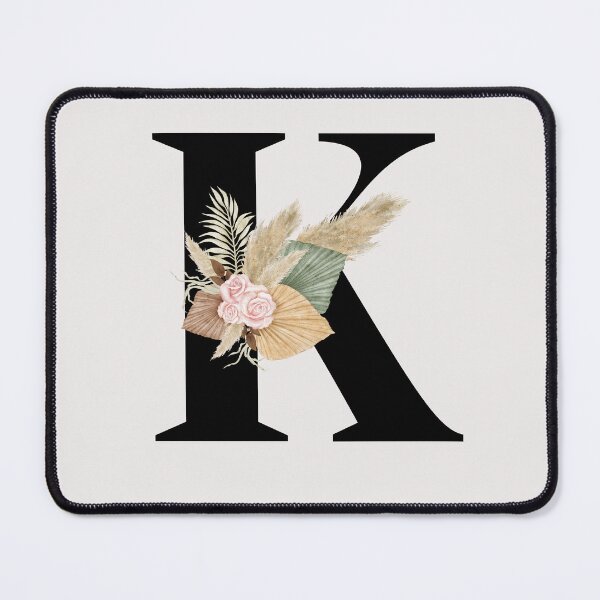 Item preview, letter k floral designed and sold by LU NA.
