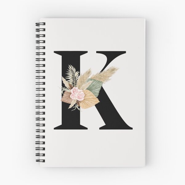 Item preview, letter k floral designed and sold by LU NA.