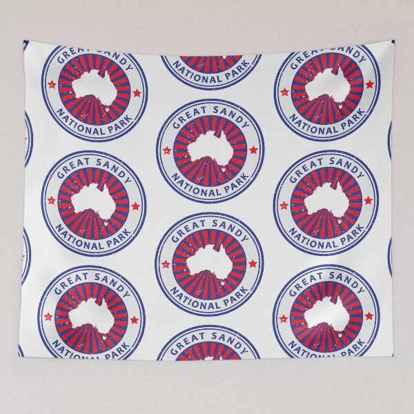 Item preview, Great Sandy National Park Australia Country Symbol designed and sold by KrisSidDesigns.