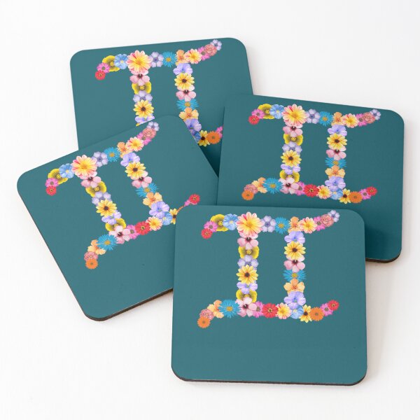 Item preview, Floral Gemini Zodiac Sign   designed and sold by BobbyMartiArt.