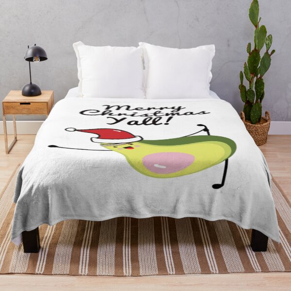 Item preview, Cute Avocado Wishing You A Merry Christmas Yall! designed and sold by surprise-to-me.