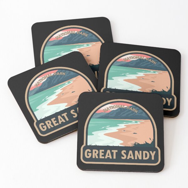 Item preview, Great Sandy National Park Australia Badge designed and sold by KrisSidDesigns.