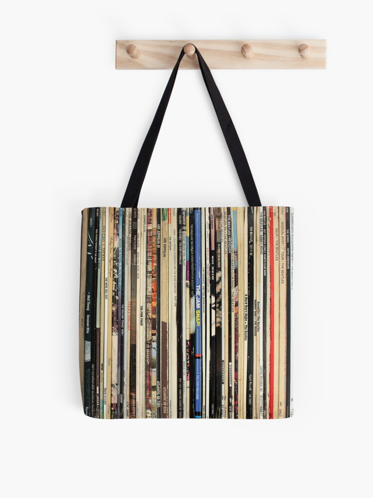 vinyl book bag