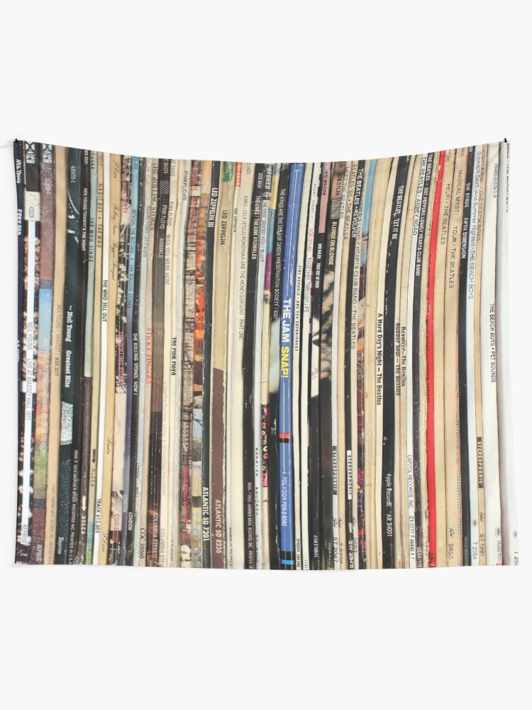 "Classic Rock Vinyl Records " Tapestry for Sale by Iheartrecords