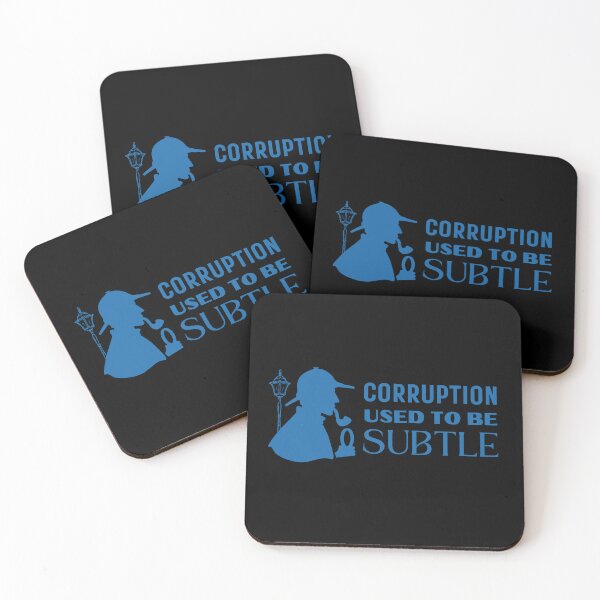 Item preview, Corruption Used to Be Subtle designed and sold by AMERICANCHEEZ.