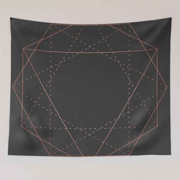 Item preview, RoseGold Geometric pattern designed and sold by Kitkathughes.