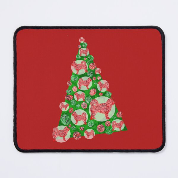 Item preview, Siberian Husky Dog Silhouette Christmas Tree Decoration designed and sold by AMSonArt.