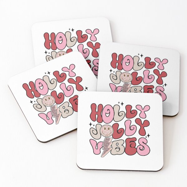 Item preview, Holly Jolly Vibes Retro Vintage Christmas (Christmas Retro Holiday Season)  designed and sold by i-longmanshop.
