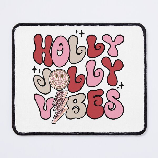 Item preview, Holly Jolly Vibes Retro Vintage Christmas (Christmas Retro Holiday Season)  designed and sold by i-longmanshop.