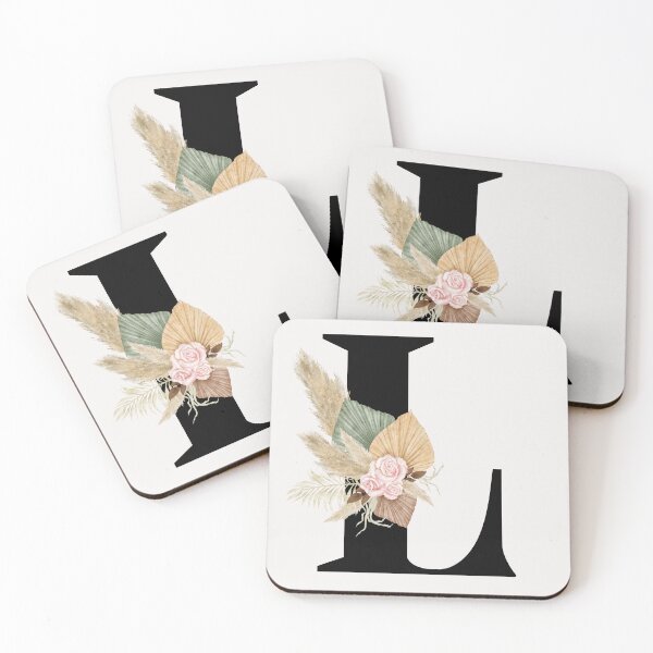 Item preview, letter l floral designed and sold by LU NA.