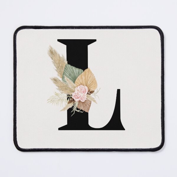 Item preview, letter l floral designed and sold by LU NA.