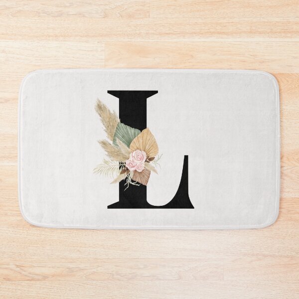 Item preview, letter l floral designed and sold by LU NA.