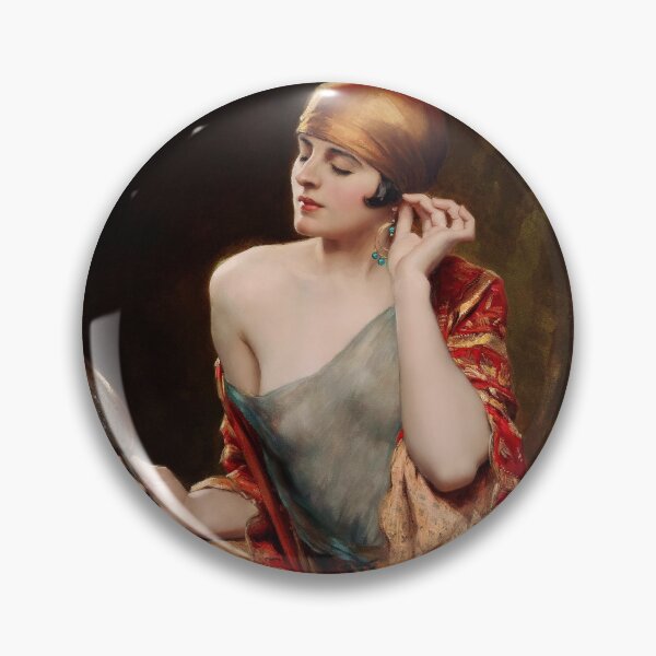 Item preview, The Studio Mirror  by Albert Henry Collings Remastered Xzendor7 Classical Art Old Masters Reproductions designed and sold by Xzendor7 Digital Art Creations.