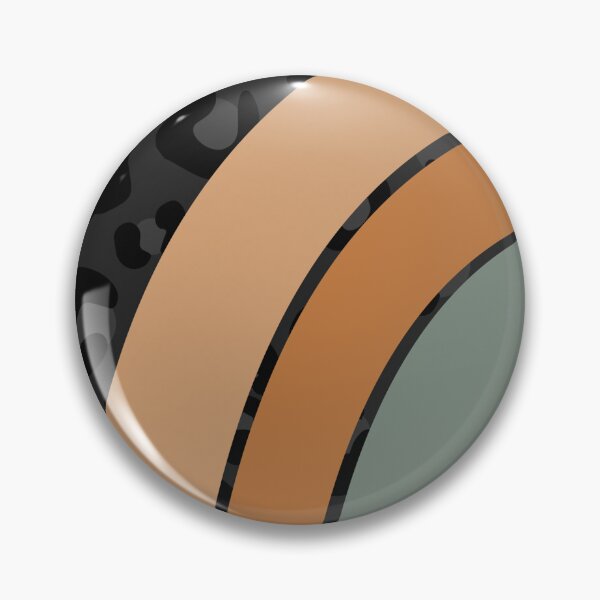 Item preview, Boho Burnt Orange Half Rainbow On Black Leopard designed and sold by AichaShopS.