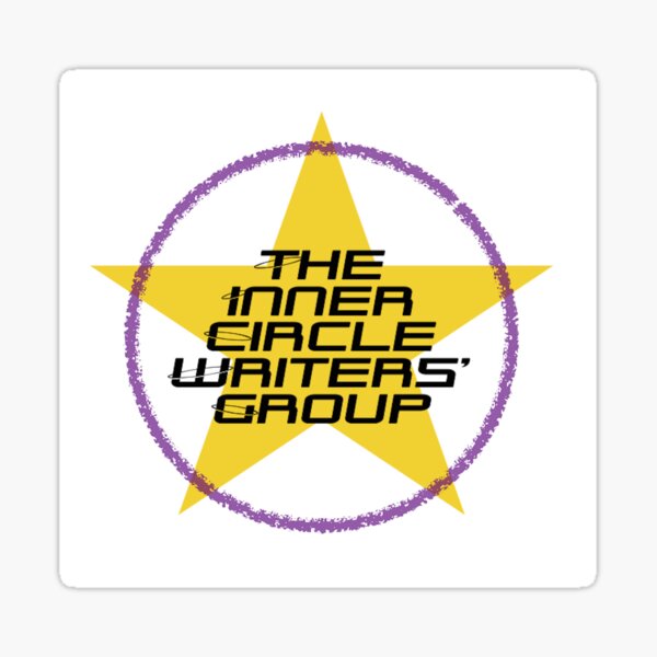 Inner Circle Writers' Group coloured logo with star Sticker
