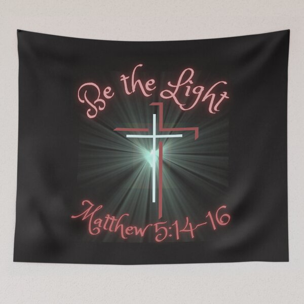 Item preview,  Be The Light /Cross (Matthew 5:14-16) designed and sold by Tripp Art Studio.