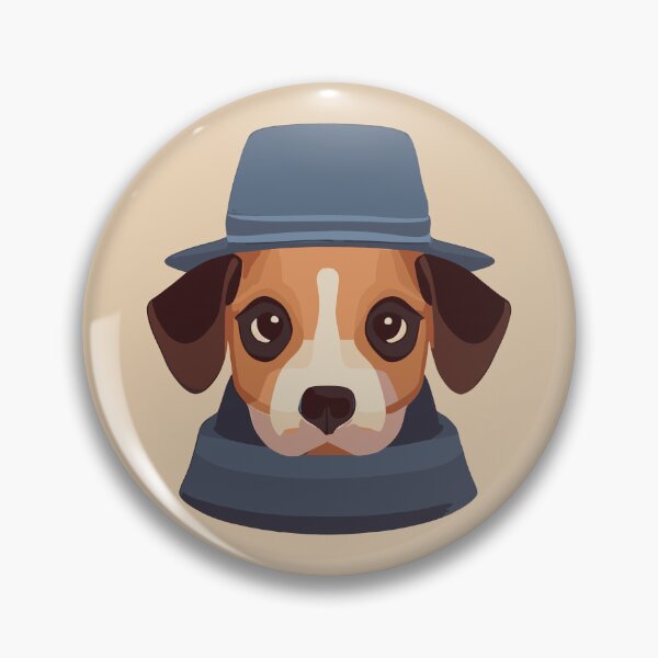 Item preview, Cute Dog Wearing a Hat designed and sold by MadSwellDesigns.