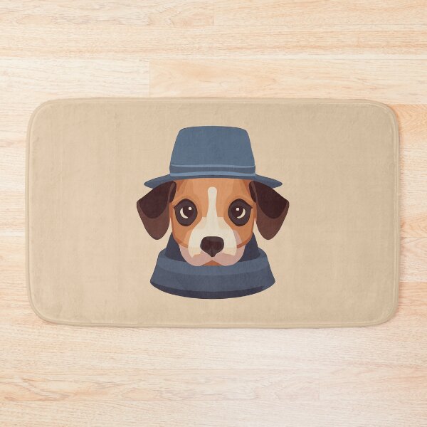 Item preview, Cute Dog Wearing a Hat designed and sold by MadSwellDesigns.
