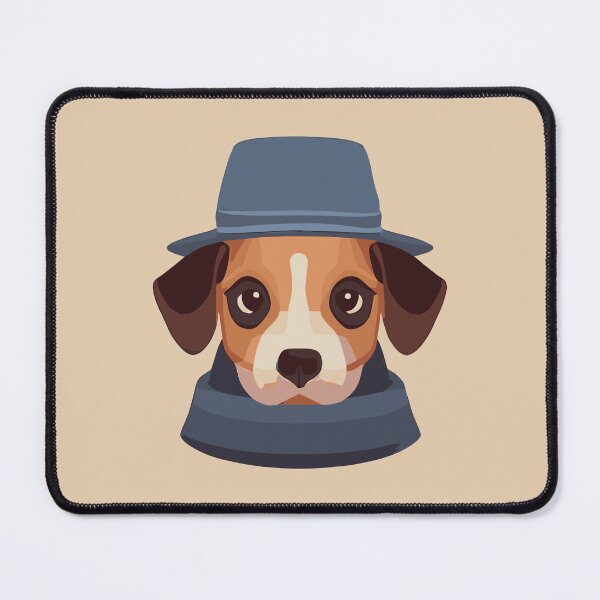 Item preview, Cute Dog Wearing a Hat designed and sold by MadSwellDesigns.