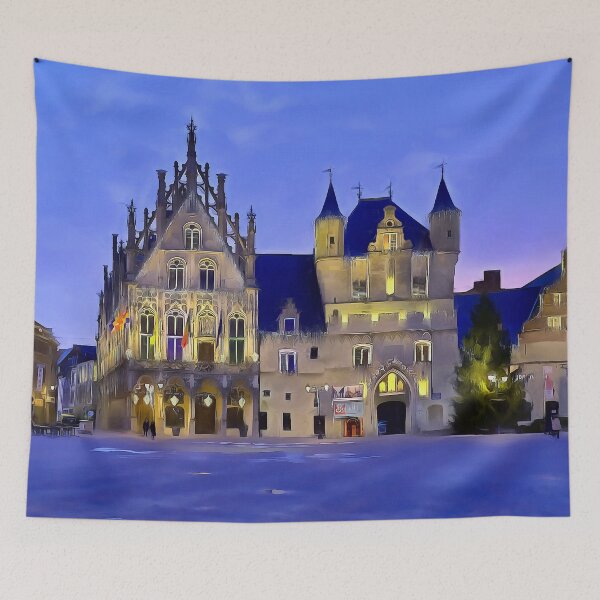 Artikelvorschau, Großer Markt (Gemälde) entworfen und verkauft von cmphotographs.