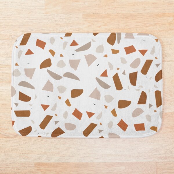 Item preview, Patrón de terrazo naranja quemado bohemio Estampado abstracto designed and sold by AichaShopS.