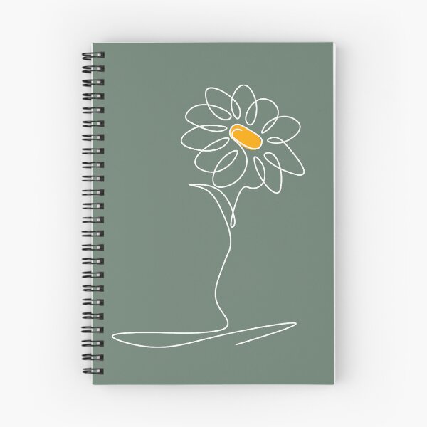 Item preview, Boho Daisy Flower Line Art Sage Green Minimalistic designed and sold by AichaShopS.