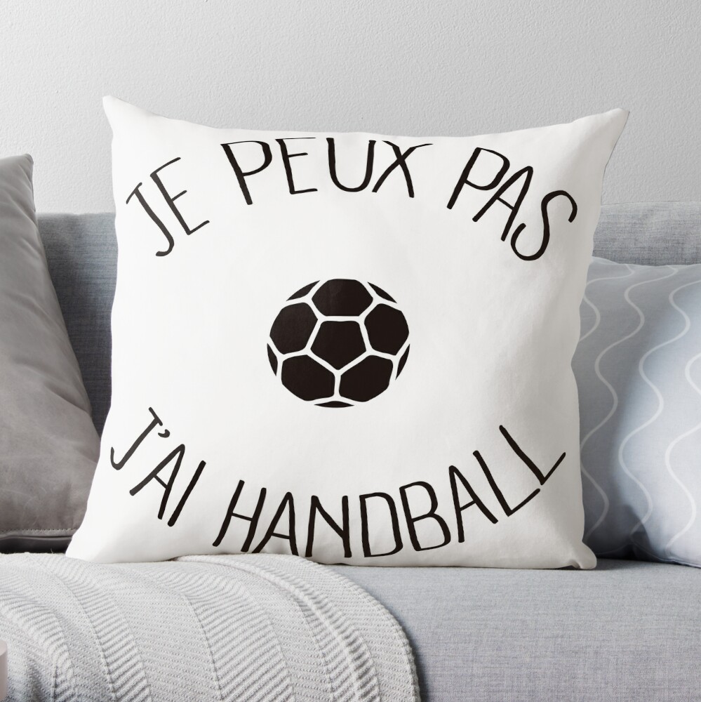 Coussin J'peux pas j'ai handball