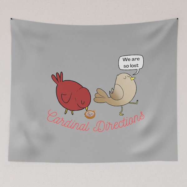 Item preview, Cardinal Directions Pun - We are so lost designed and sold by LatterDaze.
