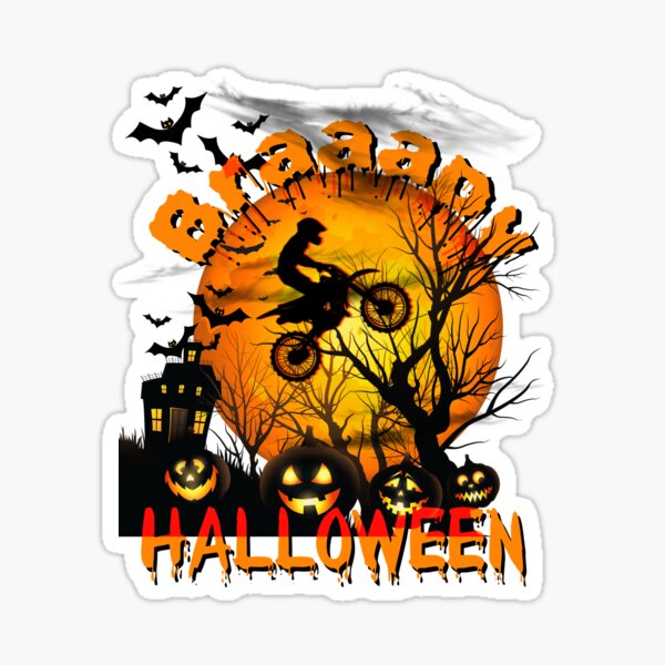 Item preview, Braaap Halloween - Dirt Bike designed and sold by nifner.