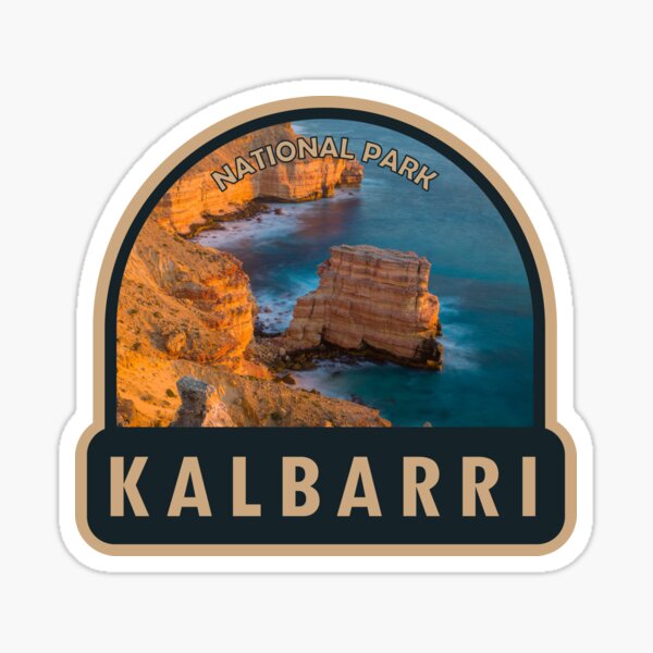 Item preview, Kalbarri National Park Australia Badge designed and sold by KrisSidDesigns.