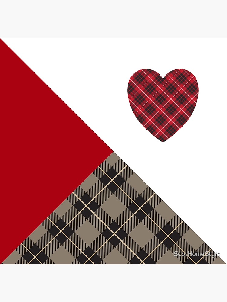 Kiltered Hearts - I Heart Tartan by ScotHomeStyle
