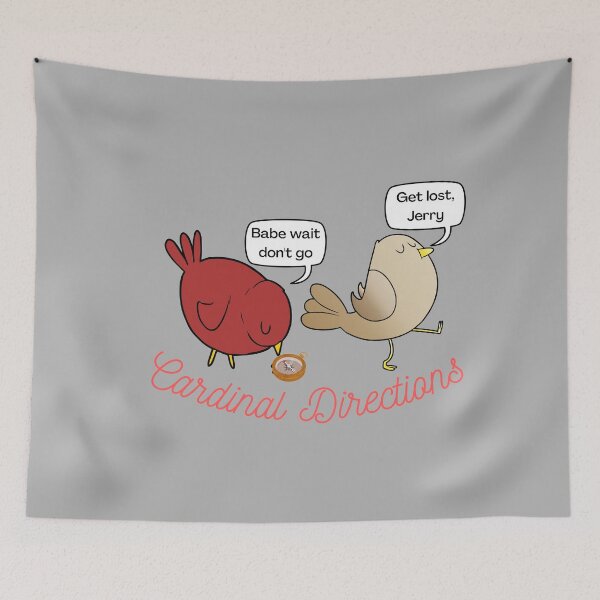 Item preview, Cardinal Directions Pun - Jerry designed and sold by LatterDaze.