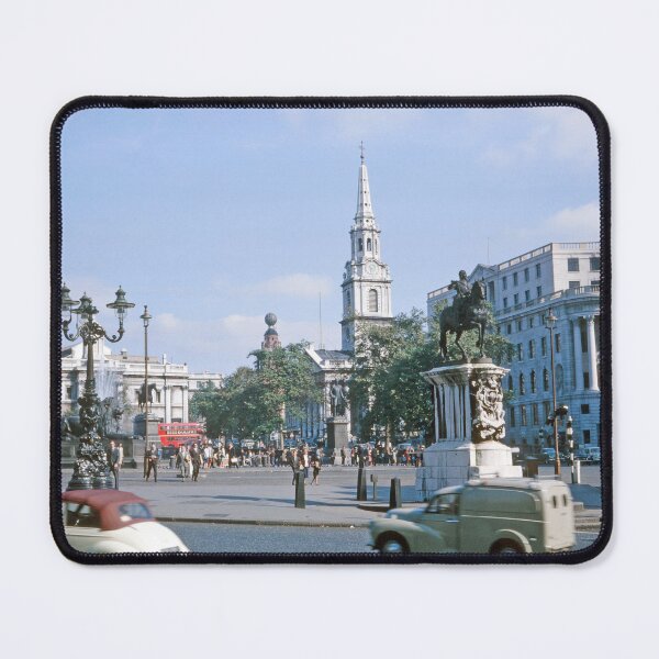 Item preview, 1960s - View of Traffic at Trafalgar Square, South Africa House, London, England, U.K. designed and sold by thatwaslife.
