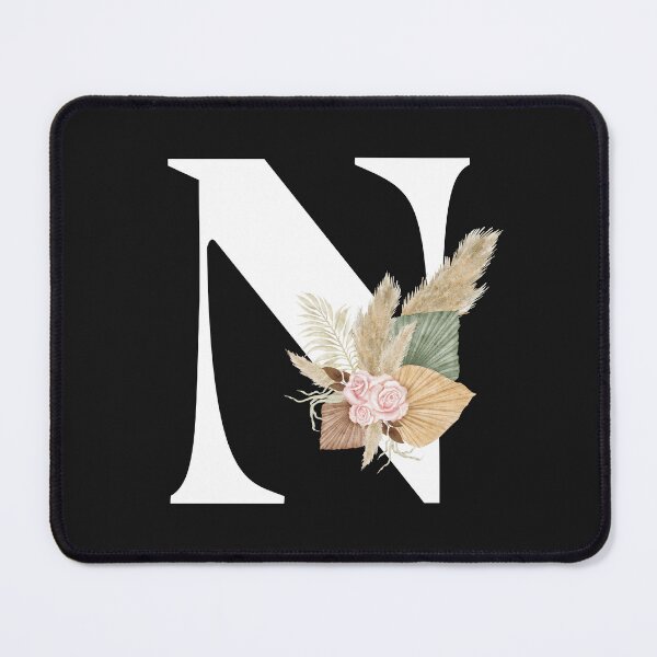 Item preview, letter n floral designed and sold by LU NA.