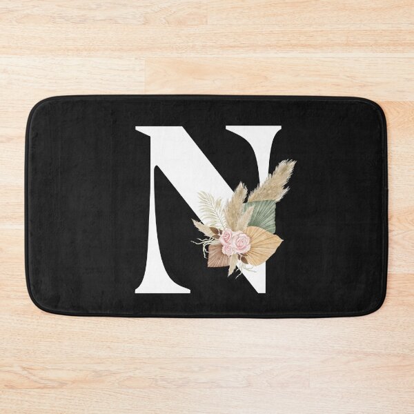 Item preview, letter n floral designed and sold by LU NA.