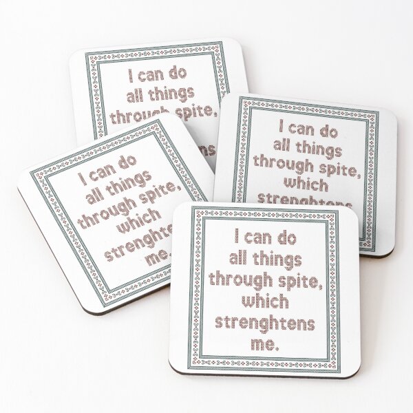 Item preview, I Can Do All Things Through Spite Which Strengthens Me designed and sold by PapaBujuGaming.
