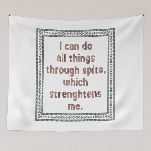 Item preview, I Can Do All Things Through Spite Which Strengthens Me designed and sold by PapaBujuGaming.