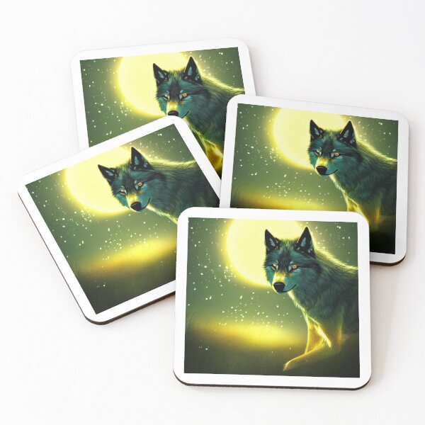 Item preview, Lone Wolf Howling at the Moon  - Your own style designed and sold by Akimatax ✯✯✯✯✯.