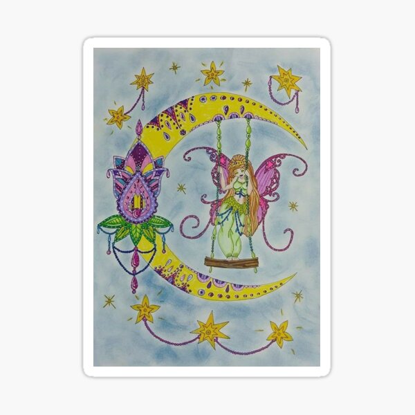 Swing to the Stars by Colleen Sticker